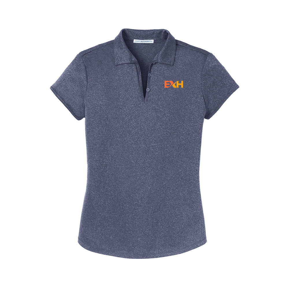 Port Authority Ladies Trace Heather Polo